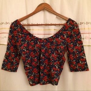 Floral Crop Top